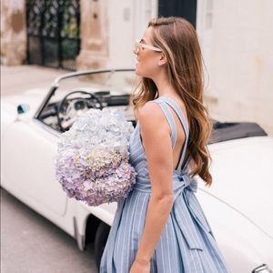 NWT Gal Meets Glam size 4 blue Samantha